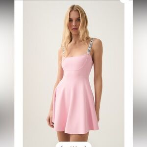 Aje Pink Mini Dress